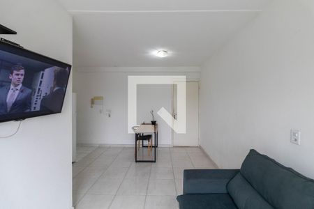 Sala/Cozinha/Área de Serviço  de apartamento à venda com 2 quartos, 56m² em Jardim Santo Antonio, São Paulo