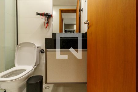 Banheiro de apartamento à venda com 1 quarto, 34m² em Vila Gustavo, São Paulo