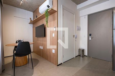 Sala/Cozinha de apartamento à venda com 1 quarto, 27m² em Cerqueira César, São Paulo
