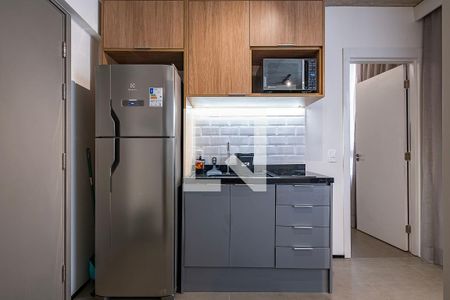 Sala/Cozinha de apartamento à venda com 1 quarto, 27m² em Cerqueira César, São Paulo