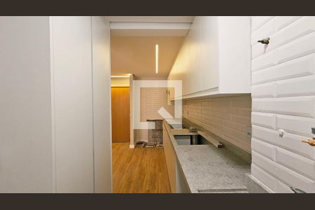 Cozinha e Área de Serviço de apartamento para alugar com 2 quartos, 59m² em Parque da Represa, Jundiaí