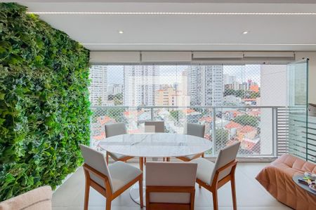 Varanda da Sala de apartamento à venda com 1 quarto, 40m² em Vila Mariana, São Paulo