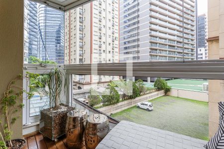 Varanda da Sala de apartamento para alugar com 2 quartos, 64m² em Vila Olímpia, São Paulo