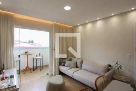 Sala de apartamento à venda com 2 quartos, 50m² em Indians, Belo Horizonte
