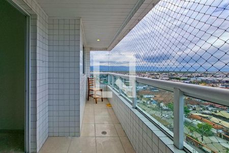 Sacada  de apartamento para alugar com 2 quartos, 90m² em Aviação, Praia Grande
