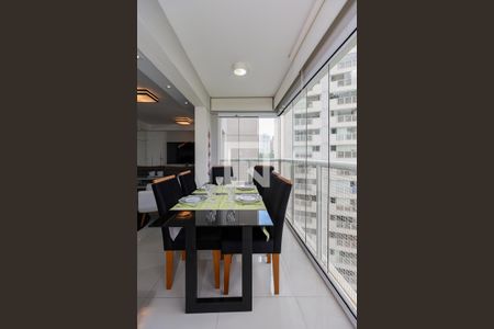 Varanda da Sala de apartamento à venda com 2 quartos, 84m² em Vila Andrade, São Paulo