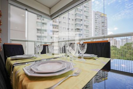 Varanda da Sala de apartamento à venda com 2 quartos, 84m² em Vila Andrade, São Paulo