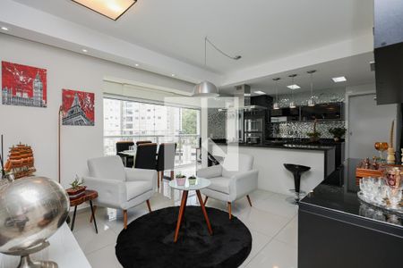 Sala de apartamento à venda com 2 quartos, 84m² em Vila Andrade, São Paulo