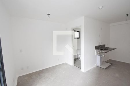 quarto sala studio de kitnet/studio à venda com 1 quarto, 25m² em Pinheiros, São Paulo