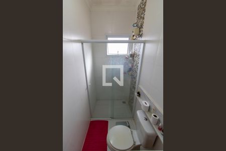 BANHEIRO DA SUITE MASTER de casa de condomínio à venda com 2 quartos, 140m² em Parque Xangrilá, Campinas
