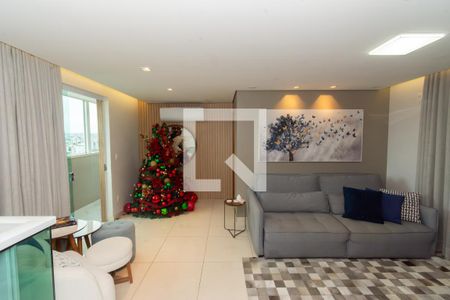 Cobertura - Sala de apartamento à venda com 2 quartos, 144m² em Cabral, Contagem