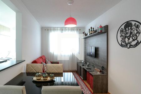 Sala de apartamento para alugar com 2 quartos, 48m² em Vila Mogilar, Mogi das Cruzes