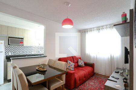 Sala de apartamento para alugar com 2 quartos, 48m² em Vila Mogilar, Mogi das Cruzes