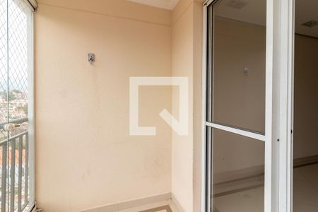 Varanda da Sala de apartamento para alugar com 3 quartos, 74m² em Carandiru, São Paulo
