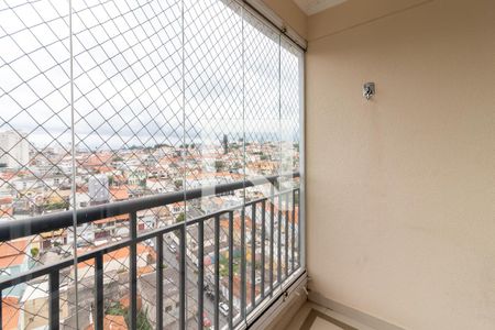Varanda da Sala de apartamento para alugar com 3 quartos, 74m² em Carandiru, São Paulo