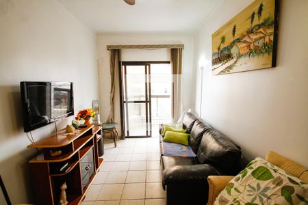 Sala de apartamento para alugar com 1 quarto, 50m² em Aviação, Praia Grande