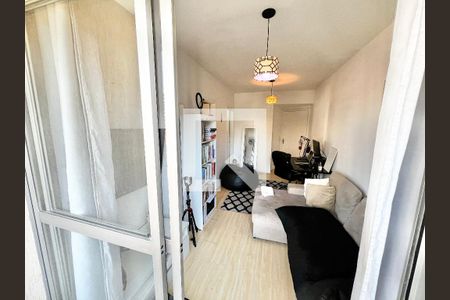 Varanda da Sala  de apartamento à venda com 1 quarto, 76m² em Santana, São Paulo