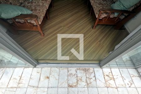 Varanda da Sala de apartamento para alugar com 1 quarto, 60m² em Boqueirão, Santos