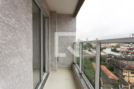 Varanda da Sala de apartamento para alugar com 1 quarto, 40m² em Vila Nova Manchester, São Paulo