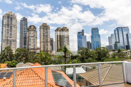 Vista da Sala de casa de condomínio para alugar com 4 quartos, 440m² em Alphaville, Santana de Parnaíba