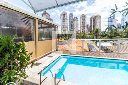 Vista da Sala de casa de condomínio para alugar com 4 quartos, 440m² em Alphaville, Santana de Parnaíba