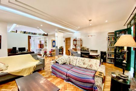 Sala  de apartamento para alugar com 3 quartos, 140m² em Jardim Botânico, Rio de Janeiro