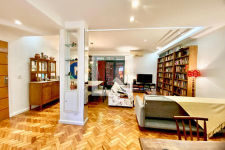 Sala  de apartamento para alugar com 3 quartos, 140m² em Jardim Botânico, Rio de Janeiro