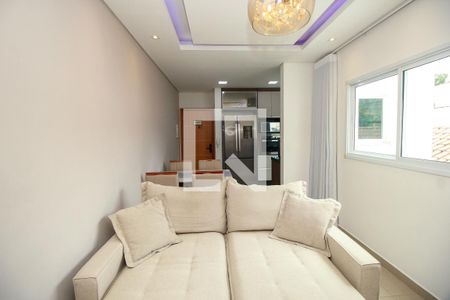 Sala de apartamento à venda com 2 quartos, 108m² em Parque das Nações, Santo André