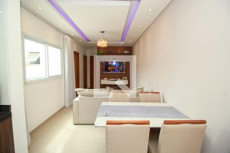 Sala de apartamento à venda com 2 quartos, 108m² em Parque das Nações, Santo André