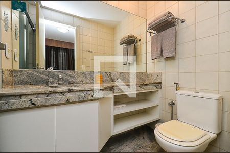 Banheiro Suíte de apartamento para alugar com 1 quarto, 40m² em Barro Preto, Belo Horizonte