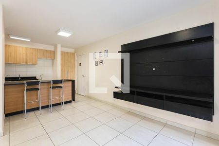 Sala de apartamento para alugar com 1 quarto, 55m² em Parque Reboucas, São Paulo