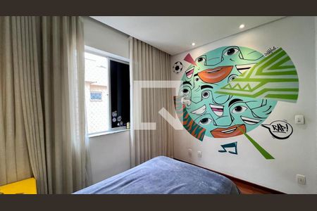 quarto  de apartamento à venda com 4 quartos, 170m² em Silveira, Belo Horizonte