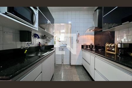 cozinha de apartamento à venda com 3 quartos, 170m² em Silveira, Belo Horizonte