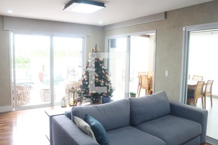 Sala de TV de apartamento para alugar com 4 quartos, 316m² em Barcelona, São Caetano do Sul