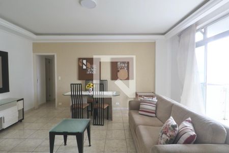 Sala de apartamento para alugar com 3 quartos, 147m² em Barra Funda, Guarujá
