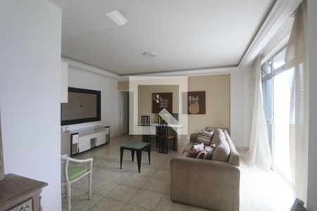 Sala de apartamento para alugar com 3 quartos, 147m² em Barra Funda, Guarujá