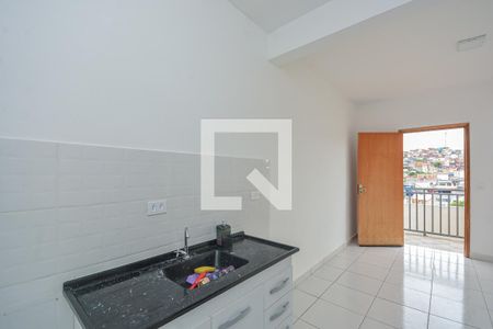 Sala/Cozinha de kitnet/studio para alugar com 1 quarto, 22m² em Parque Grajau, São Paulo