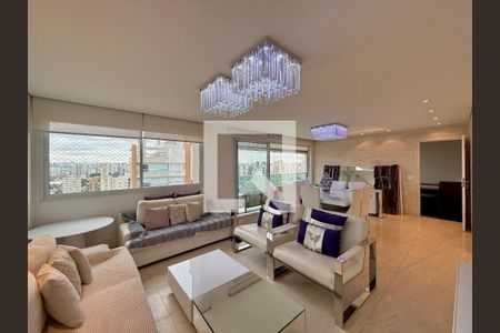 Sala  de apartamento para alugar com 3 quartos, 200m² em Cidade Monções, São Paulo