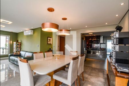 Sala de Jantar de apartamento à venda com 3 quartos, 140m² em Jardim Bela Vista, Santo André
