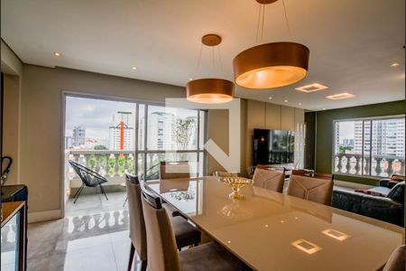 Sala de Jantar de apartamento à venda com 3 quartos, 140m² em Jardim Bela Vista, Santo André