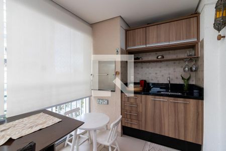 Varanda Gourmet de apartamento à venda com 3 quartos, 89m² em Jardim Pereira Leite, São Paulo
