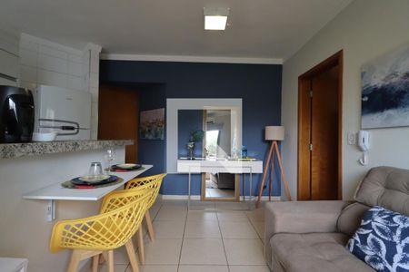 Sala de apartamento para alugar com 1 quarto, 45m² em Subsetor Sul - 7 (s-7), Ribeirão Preto