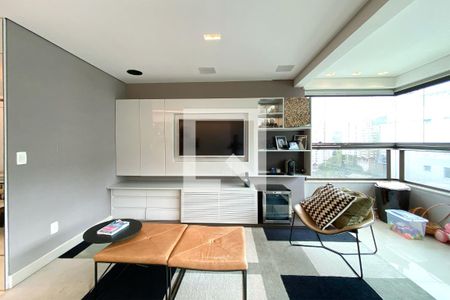 Sala de apartamento à venda com 3 quartos, 108m² em Sion, Belo Horizonte