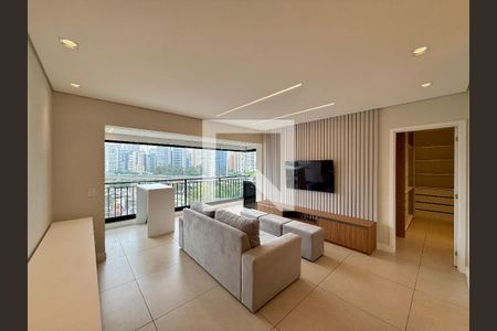 Sala  de apartamento à venda com 1 quarto, 64m² em Vila Cordeiro, São Paulo