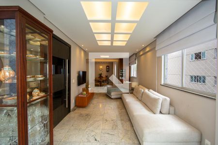 SALA de apartamento à venda com 4 quartos, 145m² em Buritis, Belo Horizonte