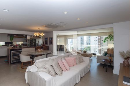 Sala de apartamento à venda com 3 quartos, 177m² em Vila Romana, São Paulo