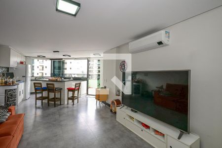 Sala de apartamento para alugar com 1 quarto, 97m² em Paraíso do Morumbi, São Paulo