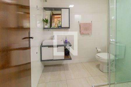 Banheiro de casa para alugar com 3 quartos, 160m² em Cidade Industrial de Curitiba, Curitiba