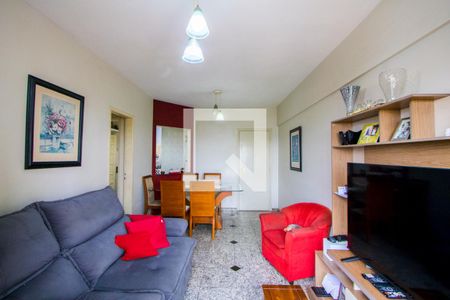 Sala de apartamento à venda com 3 quartos, 82m² em Vila Valparaíso, Santo André