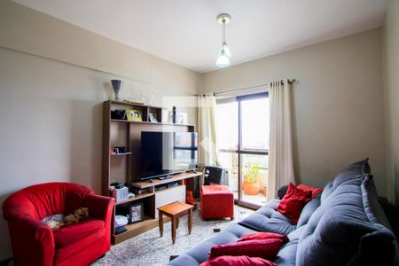 Sala de apartamento à venda com 3 quartos, 82m² em Vila Valparaíso, Santo André